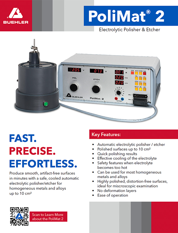 PoliMat 2 Electropolishing and Etching System