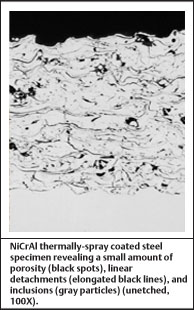 Thermally Sprayed Coated Specimens & Thermal Barrier Coating - Alternate Method Image