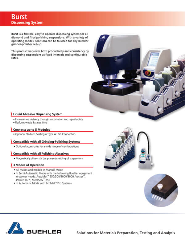 Burst Dispensing System English
