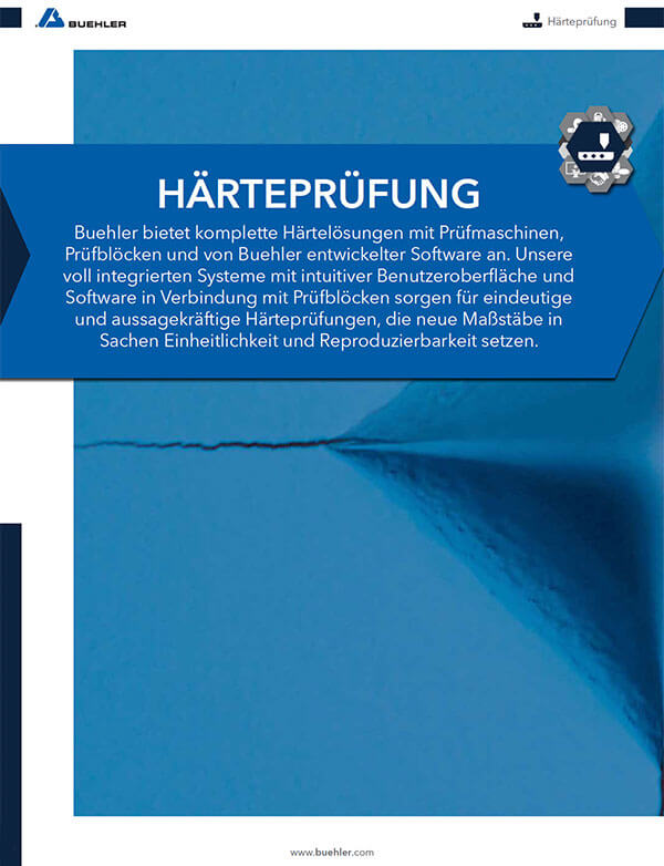 Buehler German 2023 Hardness Testing Catalog