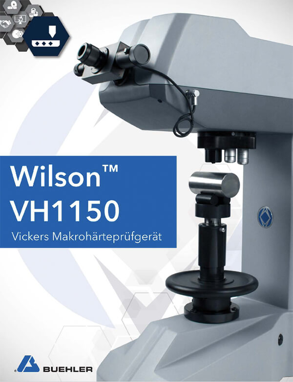 Wilson® VH1150 Macro Vickers Hardness Tester German Buehler