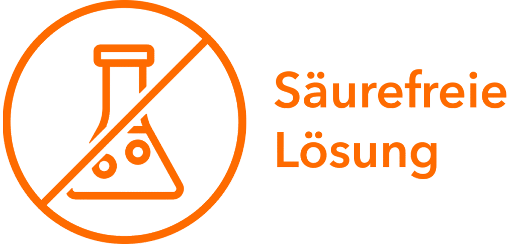 Säurefreie Lösung