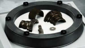 Figure 3.19 Sample preparation with their own weight.