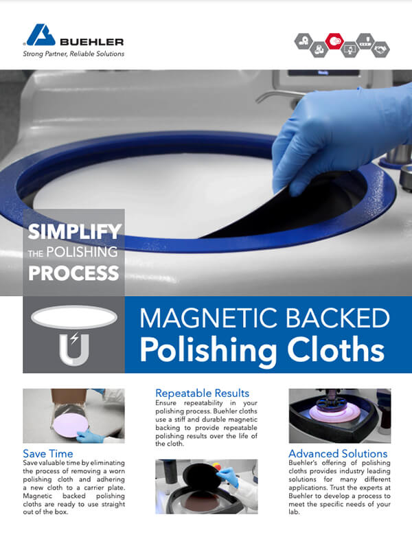 Magnetic Backed Polishing Cloth English