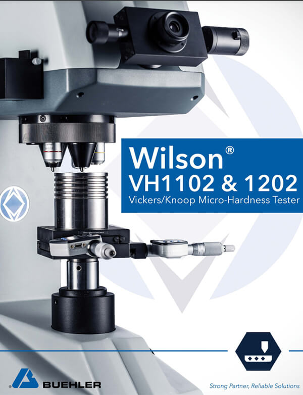Wilson VH1102 and VH1202 Vickers Knoop Micro-Hardness Tester English