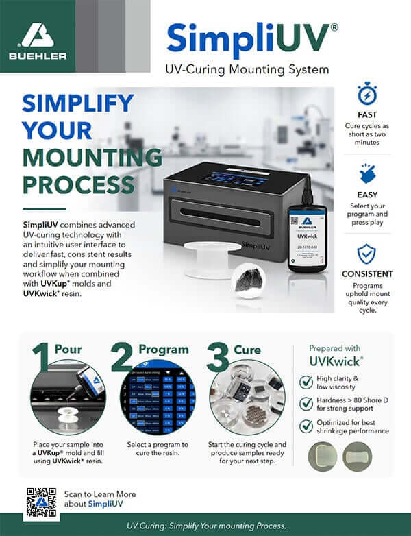 SimpliUV UV Curing Mounting System Sell Sheet