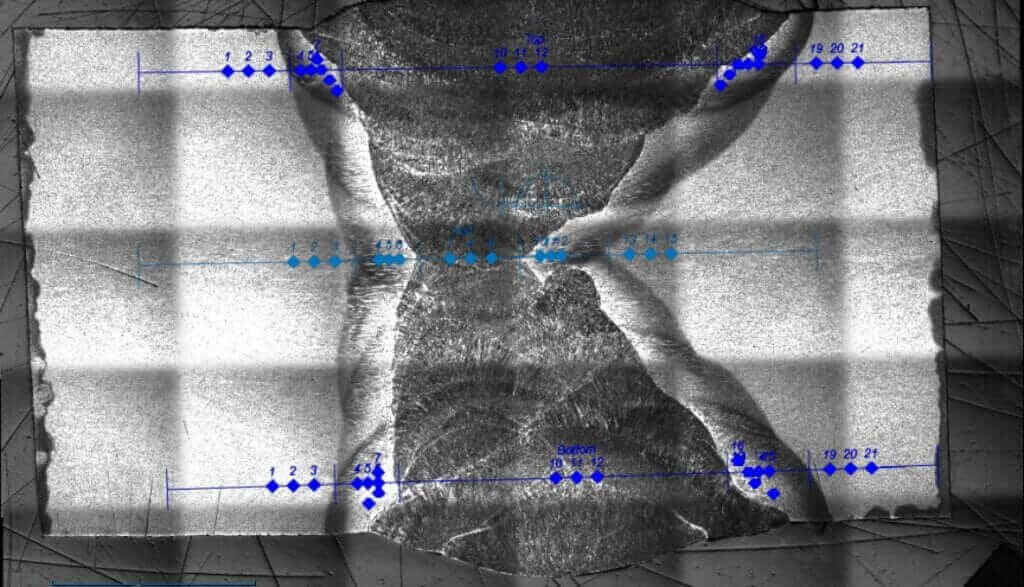 Testing the Hardness of a Welded Joint