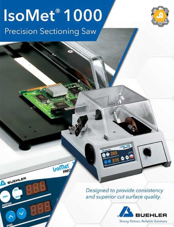 Flange Sets 10 IsoMet 1000 Precision Cutter Brochure English