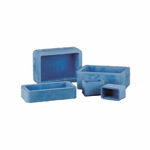 Ring Forms and Castable Molds for Mounting 7 207186 EPDM Rectangle Mounting Cups 70x40x22mm