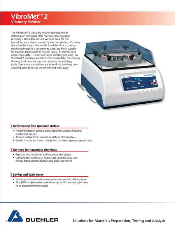 VibroMet 2 Brochure English