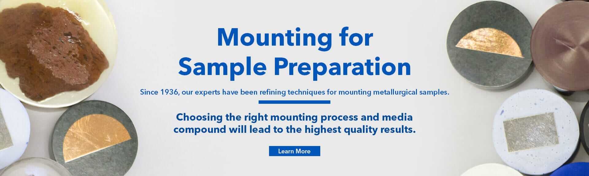 Buehler Literature 3 Mounting for Sample Preparation