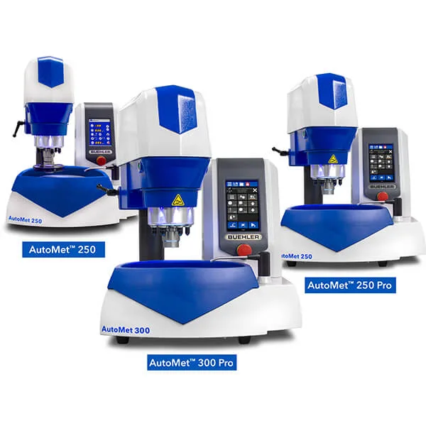 AutoMet 250 Pro Grinder Polisher Touch Screen Programmable 2 AutoMet® Grinder-Polisher Series