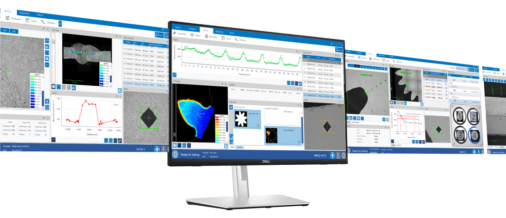 DiaMet Hardness Testing Software 4 DiaMet Computer Monitor