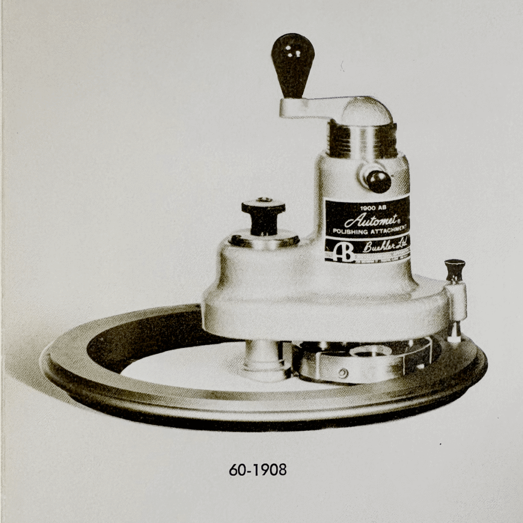 First Semi-Automated Metallurgical Polisher